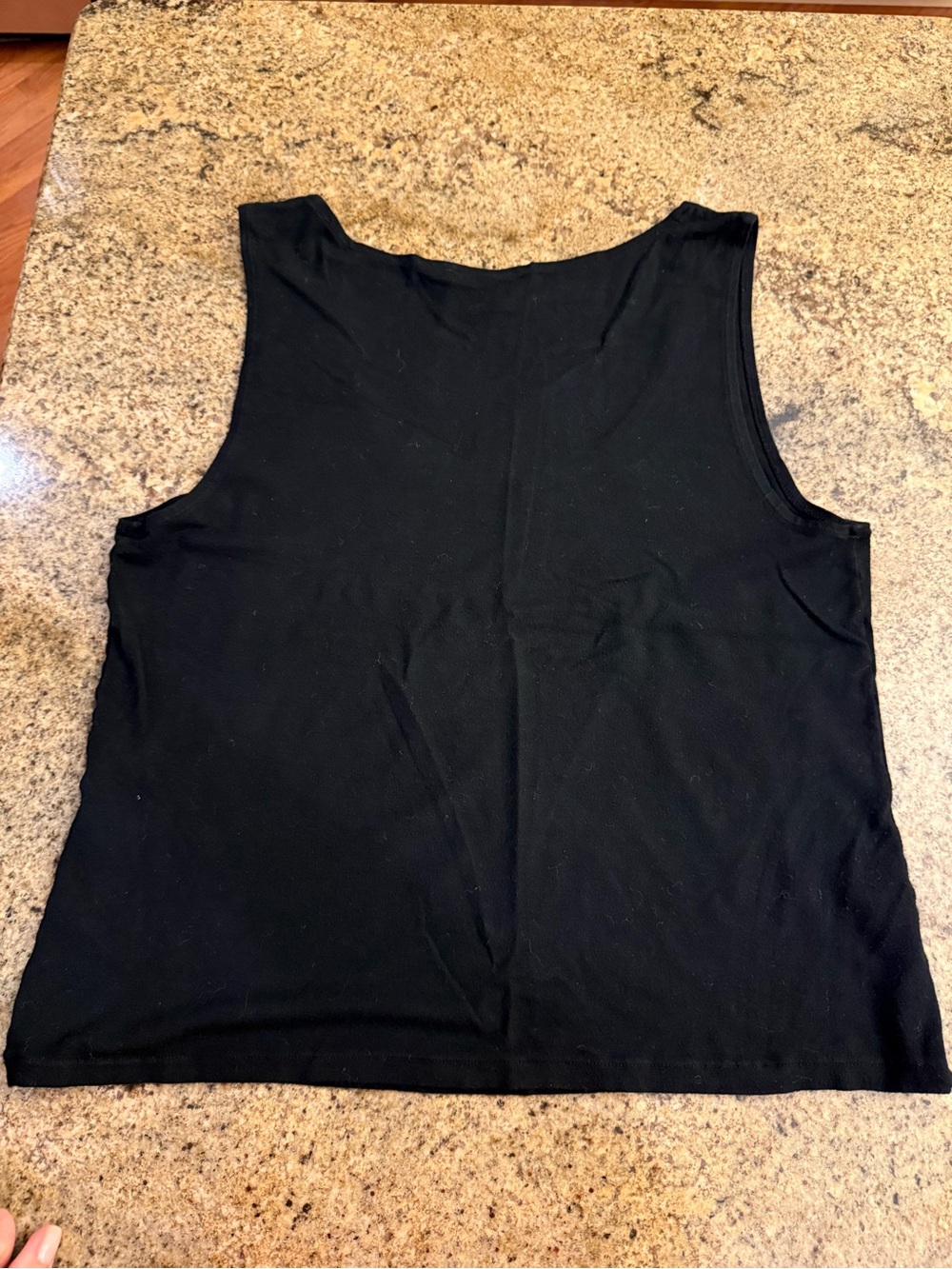DKNY City Black Knit Tank Top Size XL